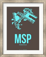Framed MSP Minneapolis 1