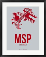 Framed MSP Minneapolis 3
