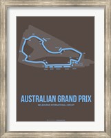 Framed Australian Grand Prix 2