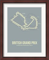 Framed British Grand Prix 1