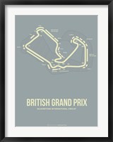 Framed British Grand Prix 1