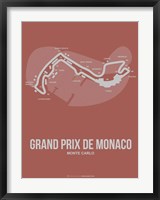 Framed Monaco Grand Prix 1