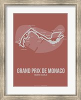Framed Monaco Grand Prix 1