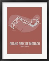 Framed Monaco Grand Prix 1