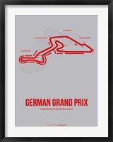 Framed German Grand Prix 1