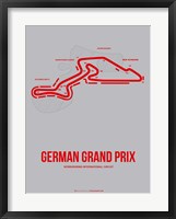 Framed German Grand Prix 1