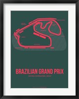 Framed Brazilian Grand Prix 2