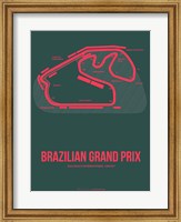 Framed Brazilian Grand Prix 2