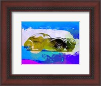 Framed Bugatti Atlantic Watercolor 2