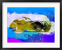 Framed Bugatti Atlantic Watercolor 2