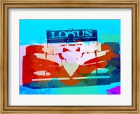 Framed Lotus F1 Racing