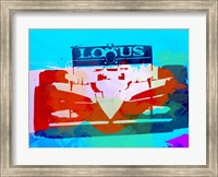 Framed Lotus F1 Racing