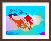 Framed Ford GT Watercolor
