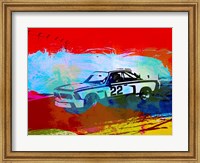 Framed BMW 3.0 CSL Racing