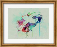 Framed Ford GT Top Watercolor