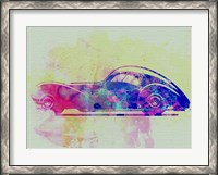 Framed Bugatti Atlantic Watercolor 3