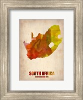 Framed South African Map