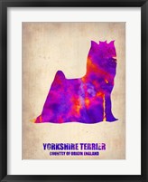 Framed Yorkshire Terrier