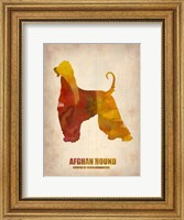 Framed Afghan Hound