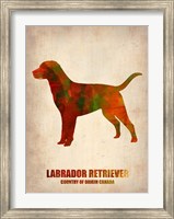Framed Labrador Retriever