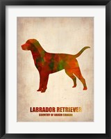 Framed Labrador Retriever