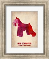 Framed Miniature Schnauzer 1