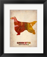 Framed Gordon Setter 1