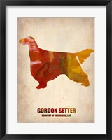 Framed Gordon Setter 1