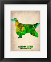 Framed Gordon Setter 2
