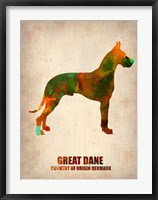 Framed Great Dane