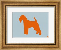 Framed Fox Terrier Orange
