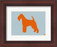 Framed Fox Terrier Orange