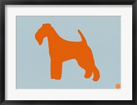 Framed Fox Terrier Orange