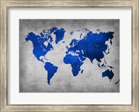 Framed World  Map 10