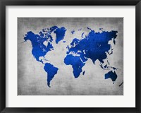 Framed World  Map 10