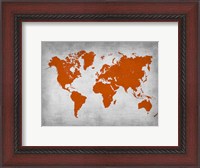 Framed World Map 14
