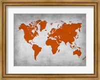 Framed World Map 14