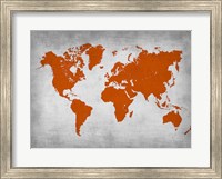 Framed World Map 14
