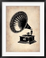 Framed Gramophone 1