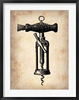 Framed Vintage Wine Opener 4