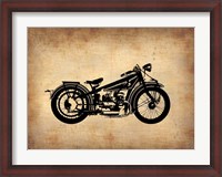 Framed Vintage Motorcycle 1