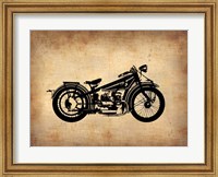 Framed Vintage Motorcycle 1