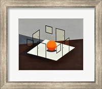 Framed B Orange