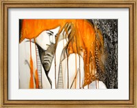 Framed Girl with Orange Hair