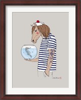 Framed Horse Sailor