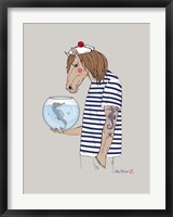 Framed Horse Sailor