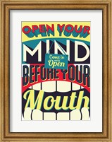 Framed Open Your Mind