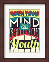 Framed Open Your Mind