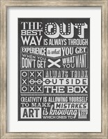 Framed Creativity Set Black