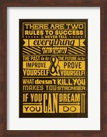 Framed Success Set Yellow